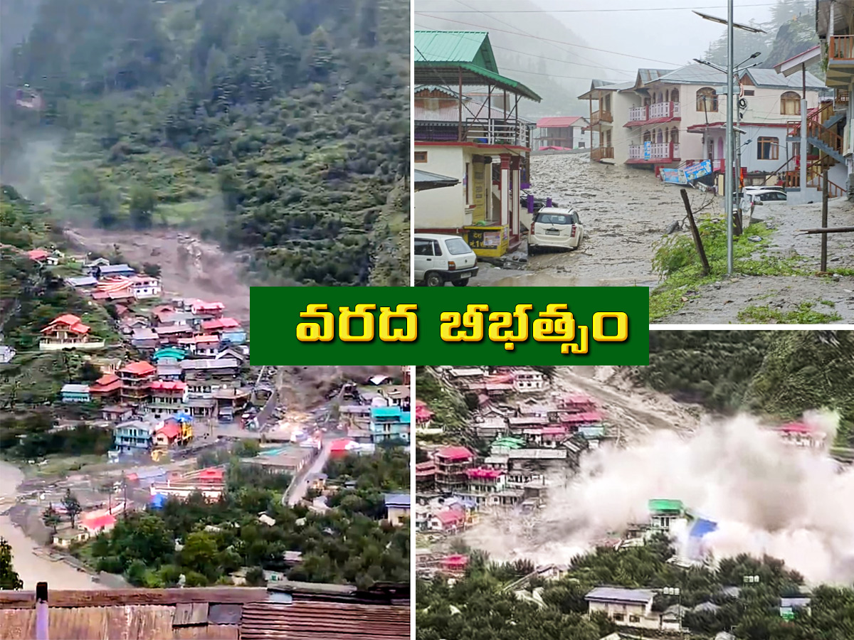flash floods triggered by a cloudburst in Dharali of Uttarkashi1