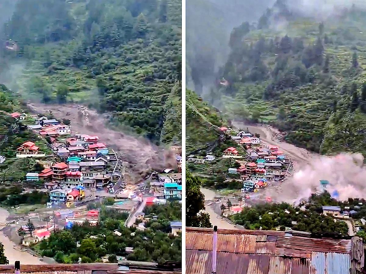flash floods triggered by a cloudburst in Dharali of Uttarkashi2