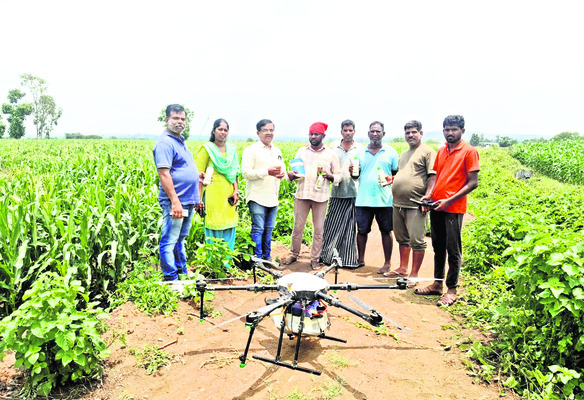 క్షేత్రస్థాయిలో పంటల పరిశీలన 1