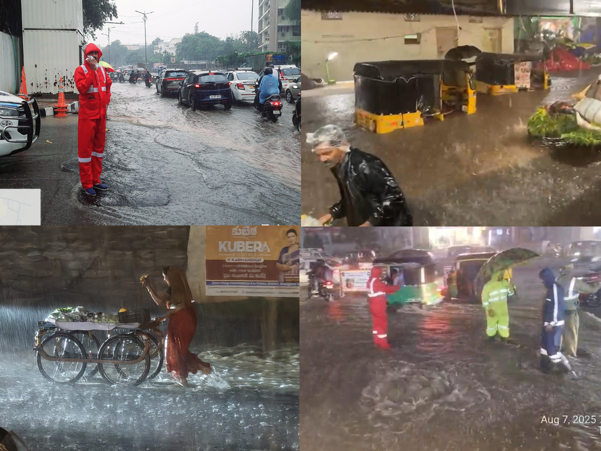heavy rainfall in hyderabad telangana photos1