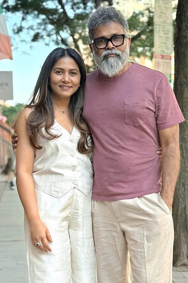 Director Sukumar With Wife Thabitha enjoying in US Photos4