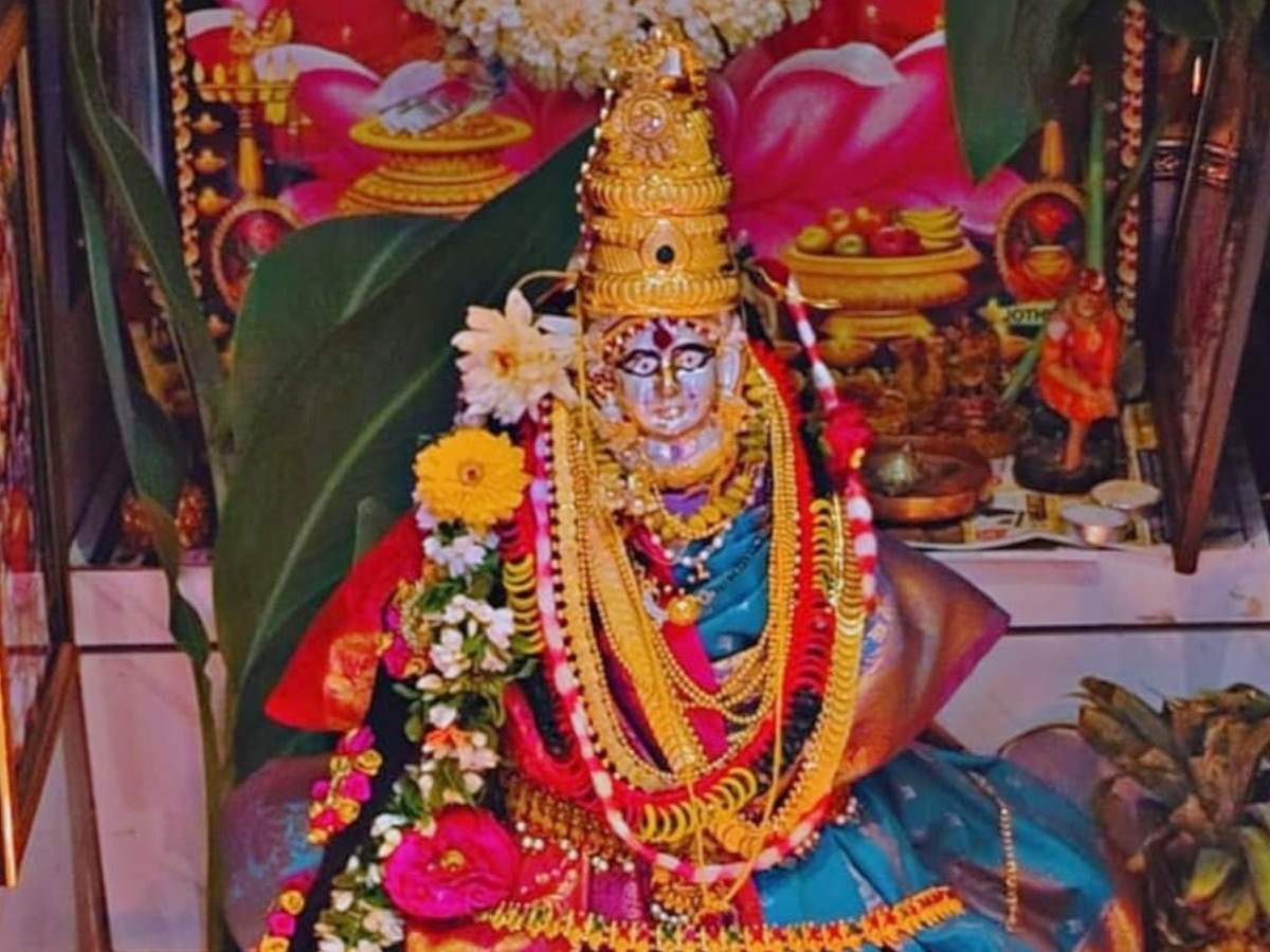 Varalakshmi Vratham 2025 Selfie With Pooja Decoration Photos4