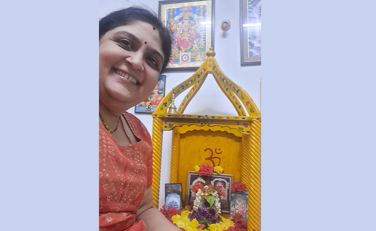 Varalakshmi Vratham 2025 Selfie With Pooja Decoration Photos21