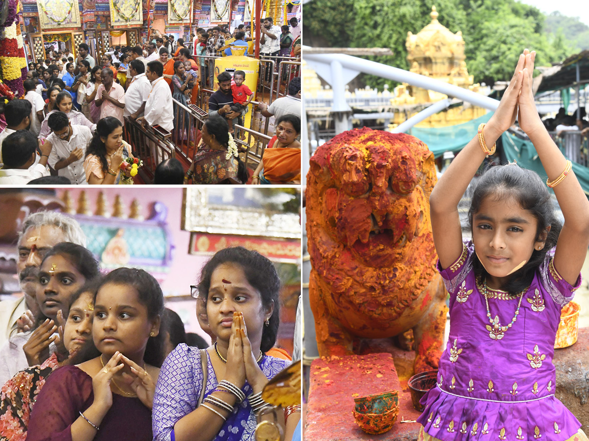 Devotee Rush at Durga Temple Vijayawada1