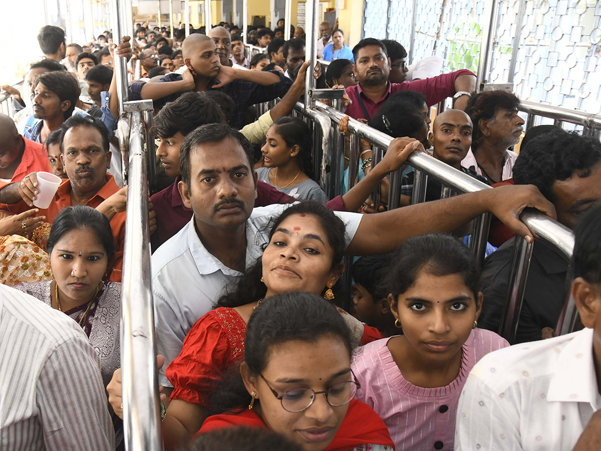 Devotee Rush at Durga Temple Vijayawada13