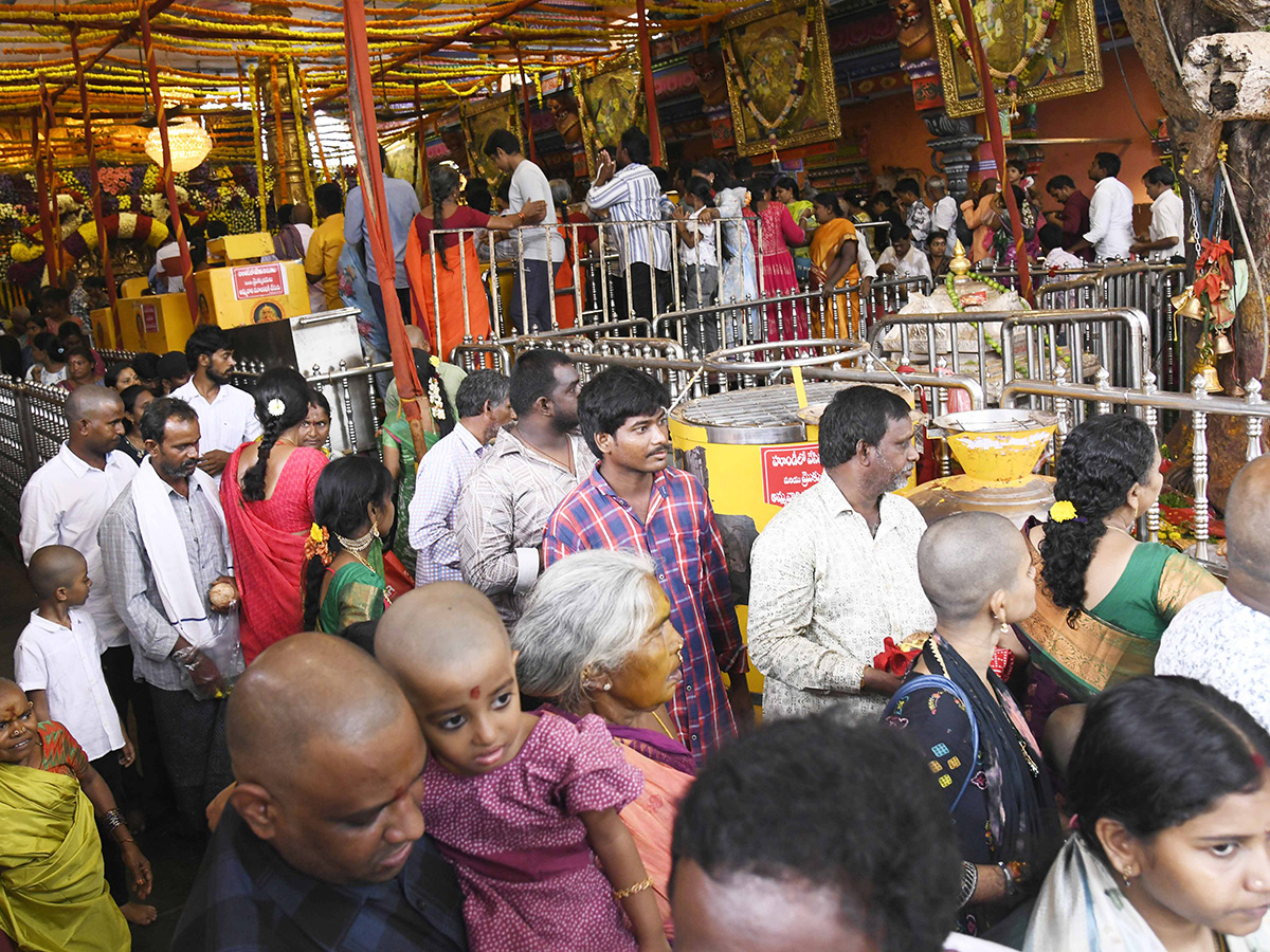 Devotee Rush at Durga Temple Vijayawada15