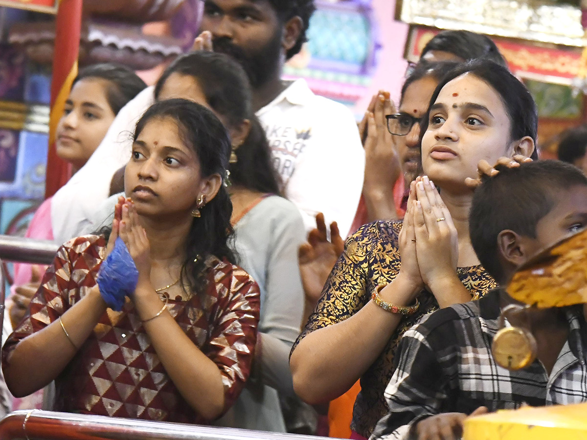 Devotee Rush at Durga Temple Vijayawada17