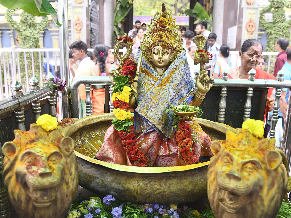 Devotee Rush at Durga Temple Vijayawada5