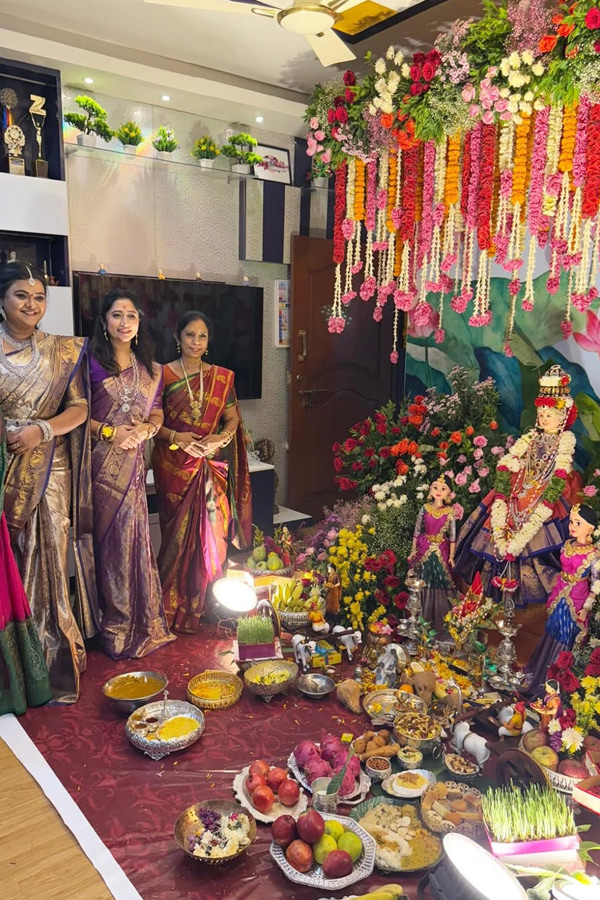 Telugu serial Actress Performed Varalakshmi Vratam Pooja Photos26