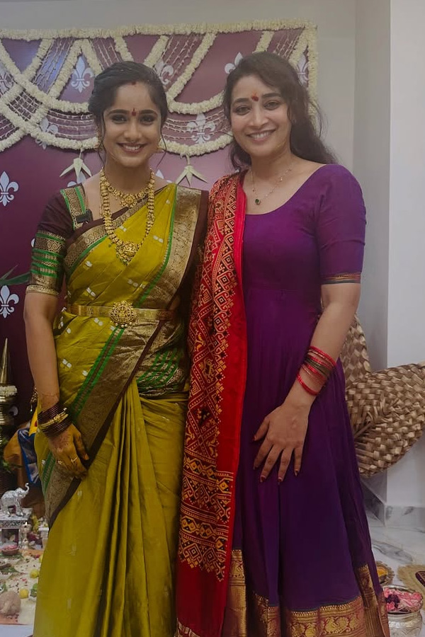 Telugu serial Actress Performed Varalakshmi Vratam Pooja Photos29