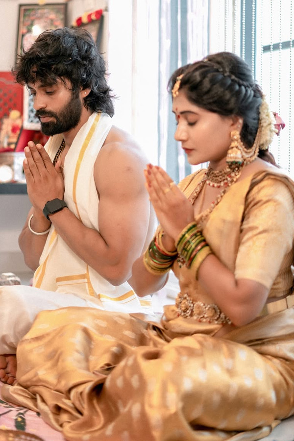 Telugu serial Actress Performed Varalakshmi Vratam Pooja Photos9