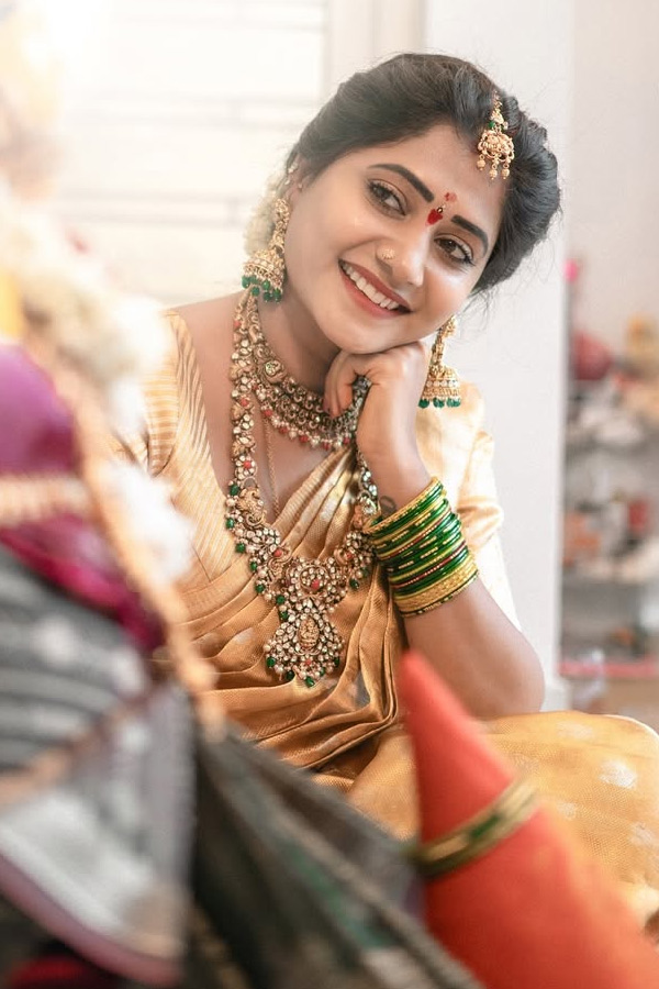 Telugu serial Actress Performed Varalakshmi Vratam Pooja Photos12