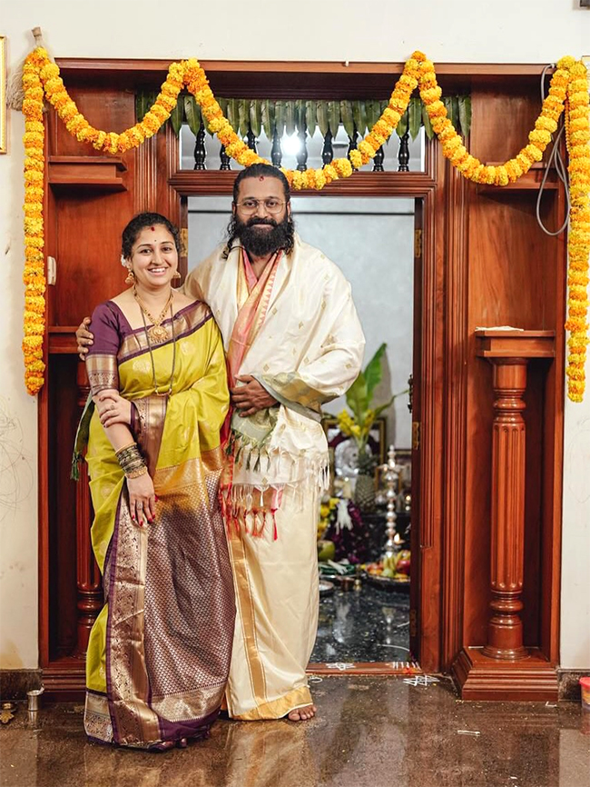 Upendra Rao and Rishab Shetty Varalakshmi Vratam pooja Special Photos2