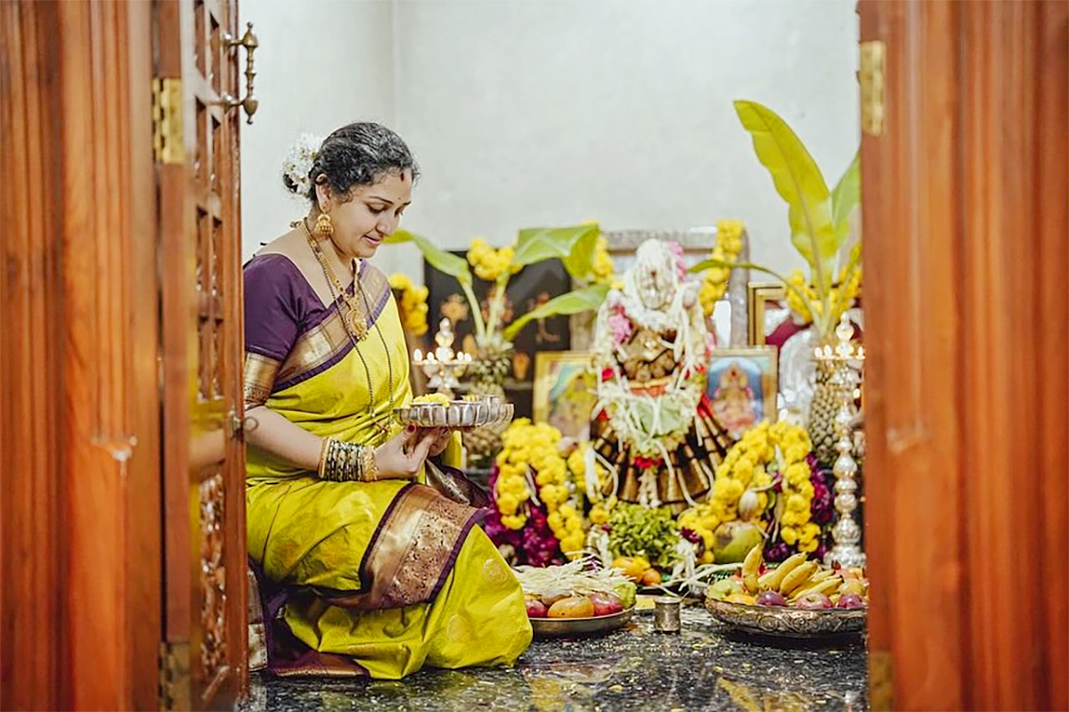Upendra Rao and Rishab Shetty Varalakshmi Vratam pooja Special Photos4