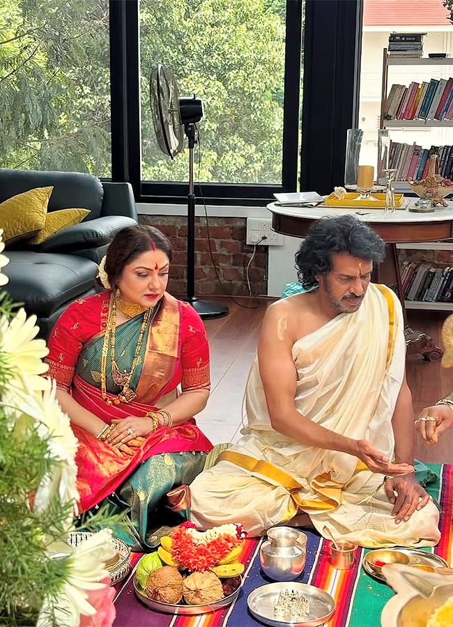 Upendra Rao and Rishab Shetty Varalakshmi Vratam pooja Special Photos5