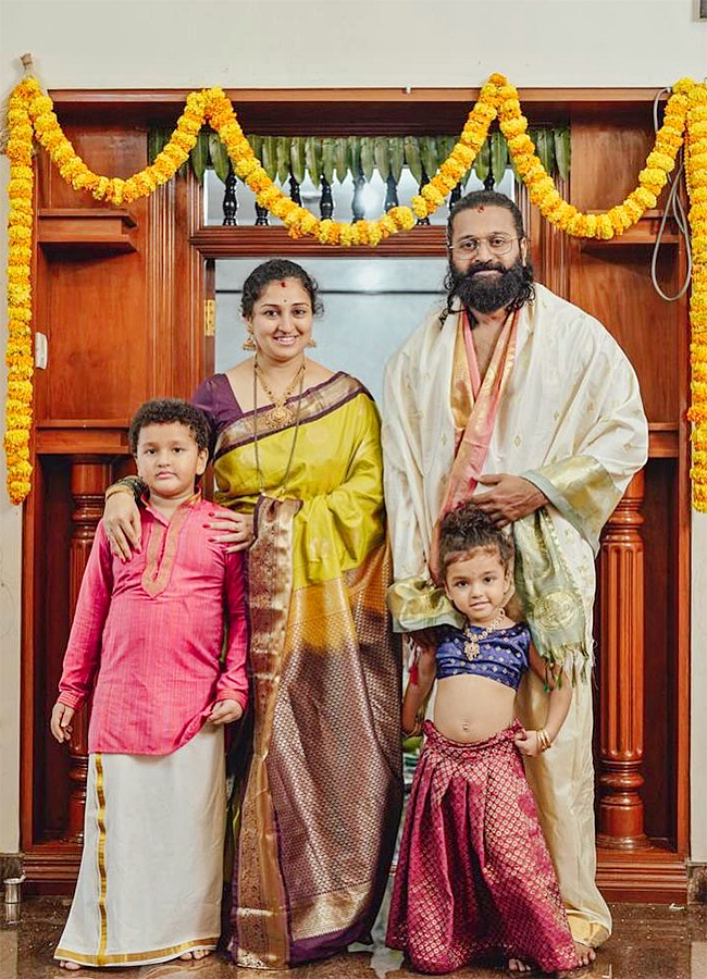 Upendra Rao and Rishab Shetty Varalakshmi Vratam pooja Special Photos6