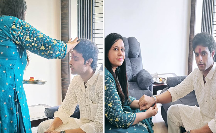 cricketers Tying Rakhi with Their sisters Photos15