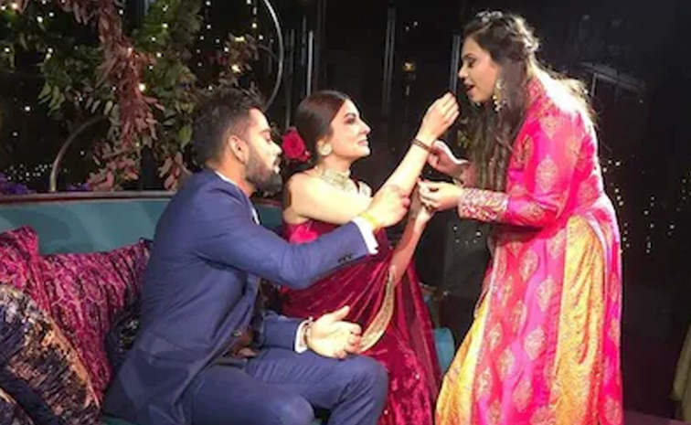 cricketers Tying Rakhi with Their sisters Photos16