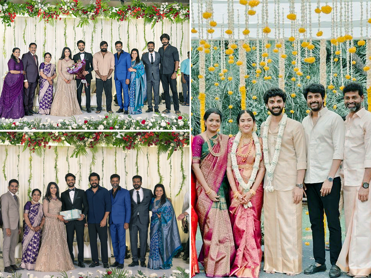 Prem Kumar's Son Kaushik Sundaram Marries Pujitha Photos1