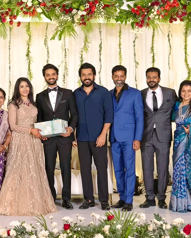 Prem Kumar's Son Kaushik Sundaram Marries Pujitha Photos12