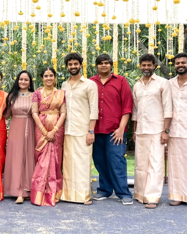 Prem Kumar's Son Kaushik Sundaram Marries Pujitha Photos13