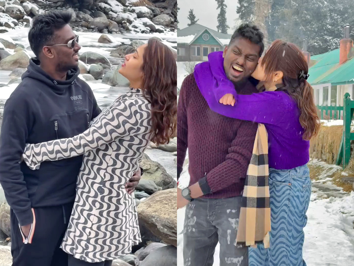 Jawan Director Atlee enjoying vacation with His wife Photos1