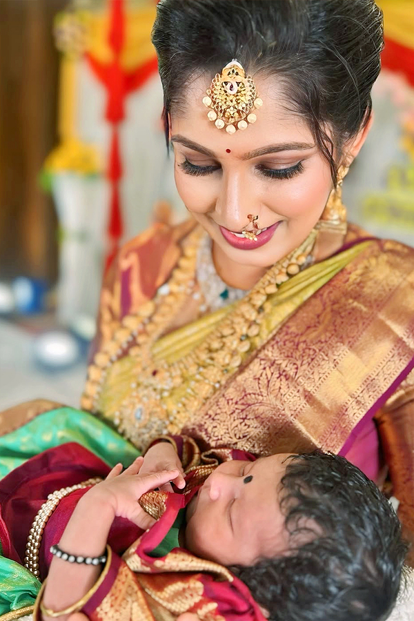 Bigg Boss Fame Gautham Krishna Brother Daughter cradle ceremony Photos4