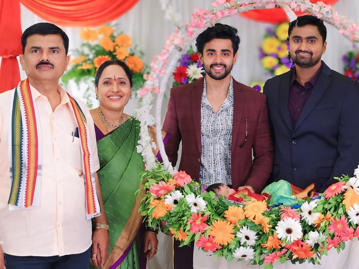 Bigg Boss Fame Gautham Krishna Brother Daughter cradle ceremony Photos7