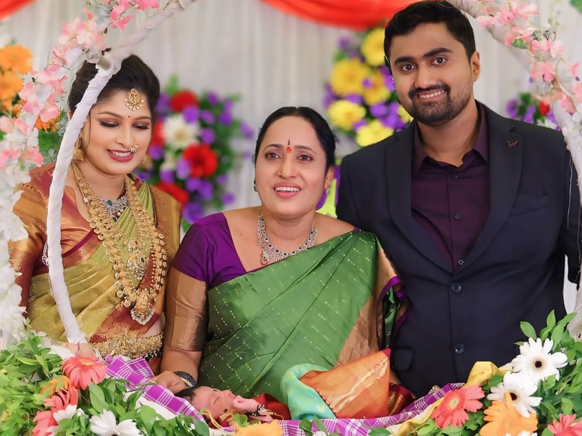 Bigg Boss Fame Gautham Krishna Brother Daughter cradle ceremony Photos8