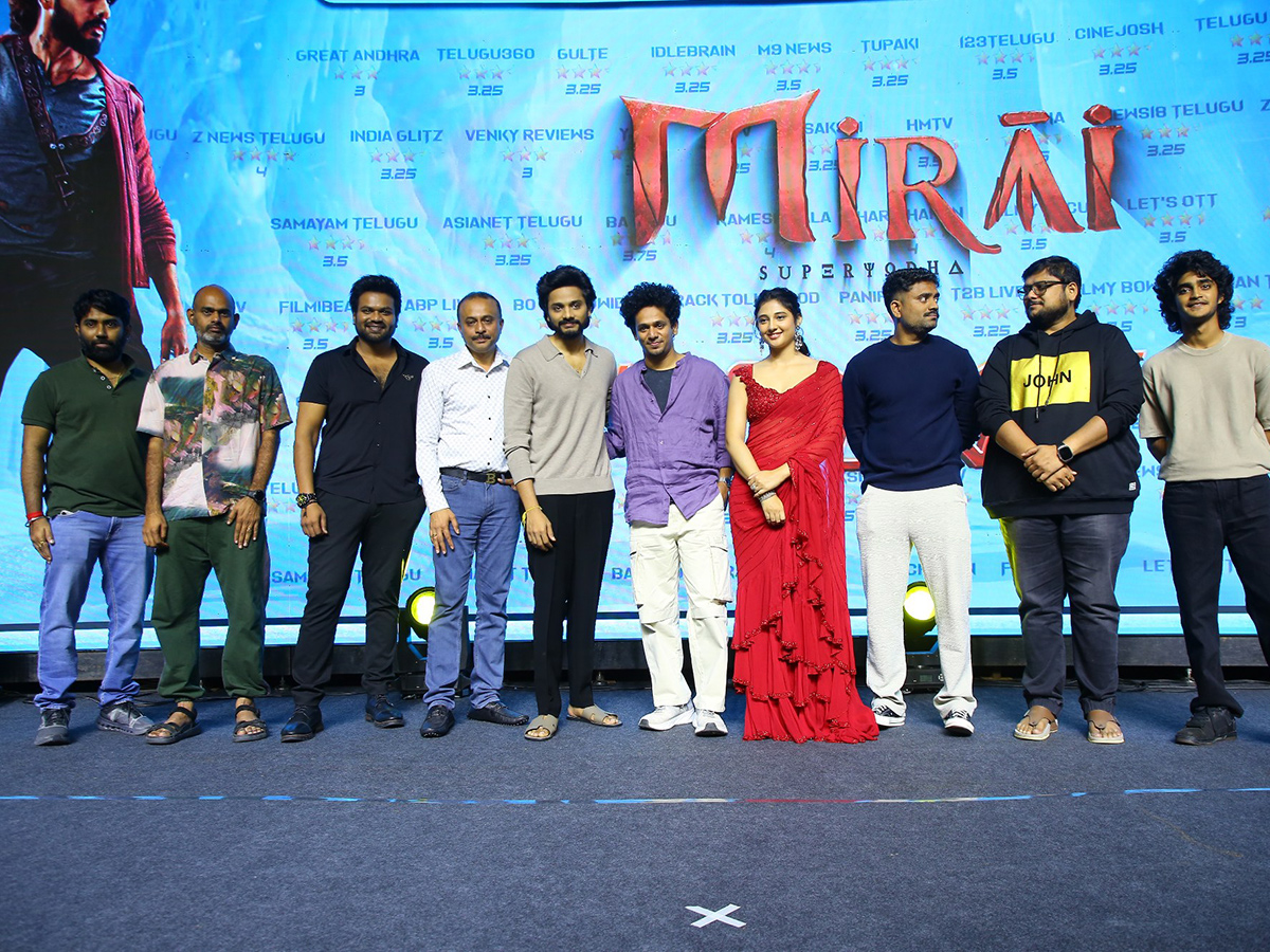 Teja Sajja's Mirai Movie Success Meet Photos7