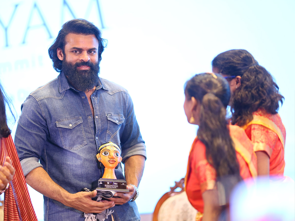 Hero Sai Dharam Tej At Abhayam Masoom Summit 2025 Event Photos2