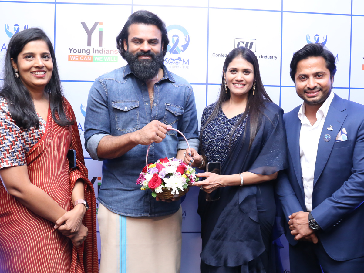 Hero Sai Dharam Tej At Abhayam Masoom Summit 2025 Event Photos6