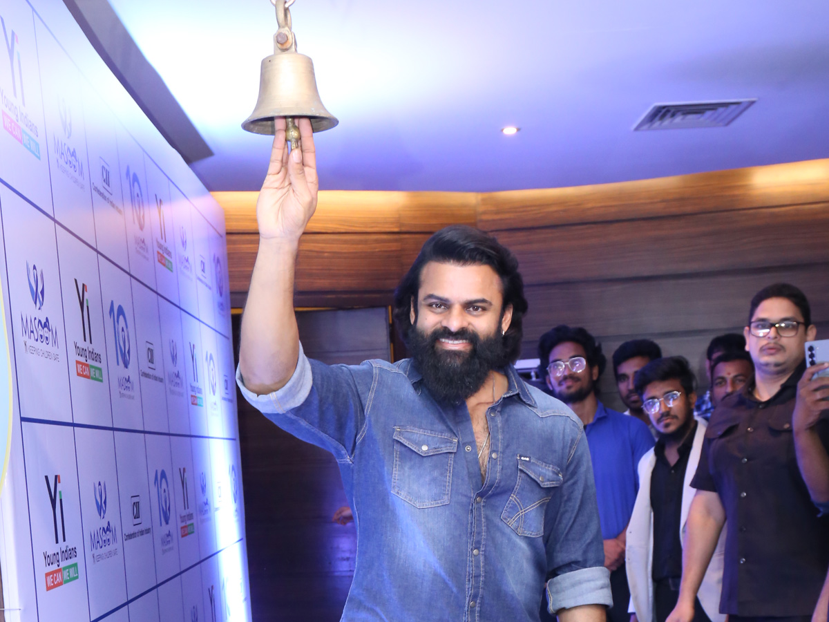 Hero Sai Dharam Tej At Abhayam Masoom Summit 2025 Event Photos7