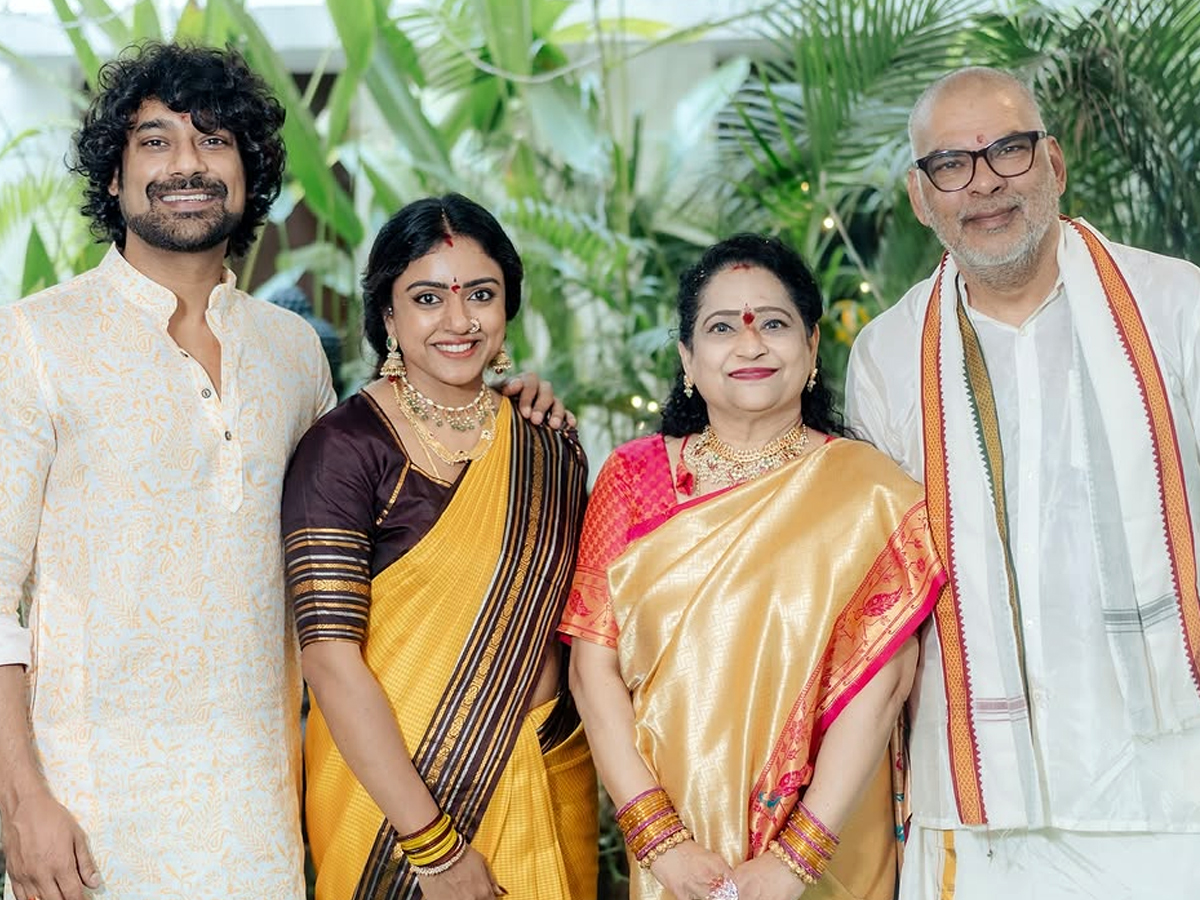 Varun Sandesh couple's Sri Venkateswara Swamy Vratham in new house.. Photos12