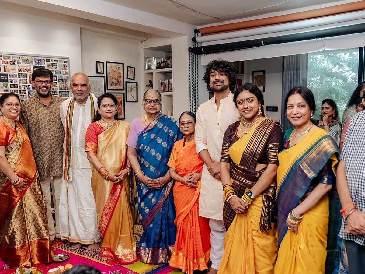 Varun Sandesh couple's Sri Venkateswara Swamy Vratham in new house.. Photos5
