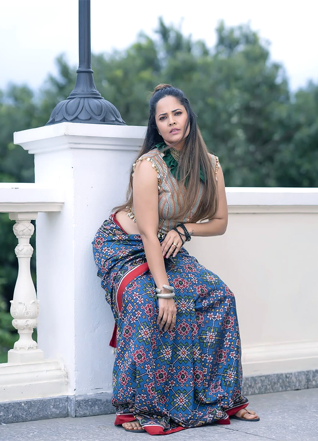 Anasuya Bharadwaj Latest Saree Pics Goes Viral13