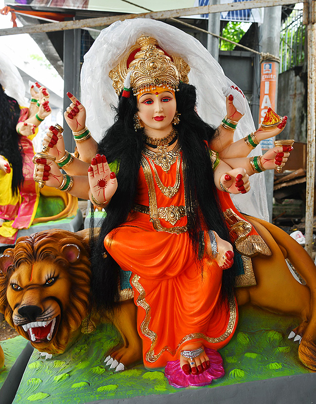 Dasara 2025 : Durga Mata Idol Making in Hyderabad 10
