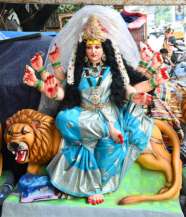 Dasara 2025 : Durga Mata Idol Making in Hyderabad 13