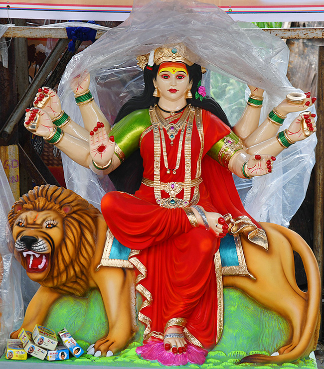 Dasara 2025 : Durga Mata Idol Making in Hyderabad 14
