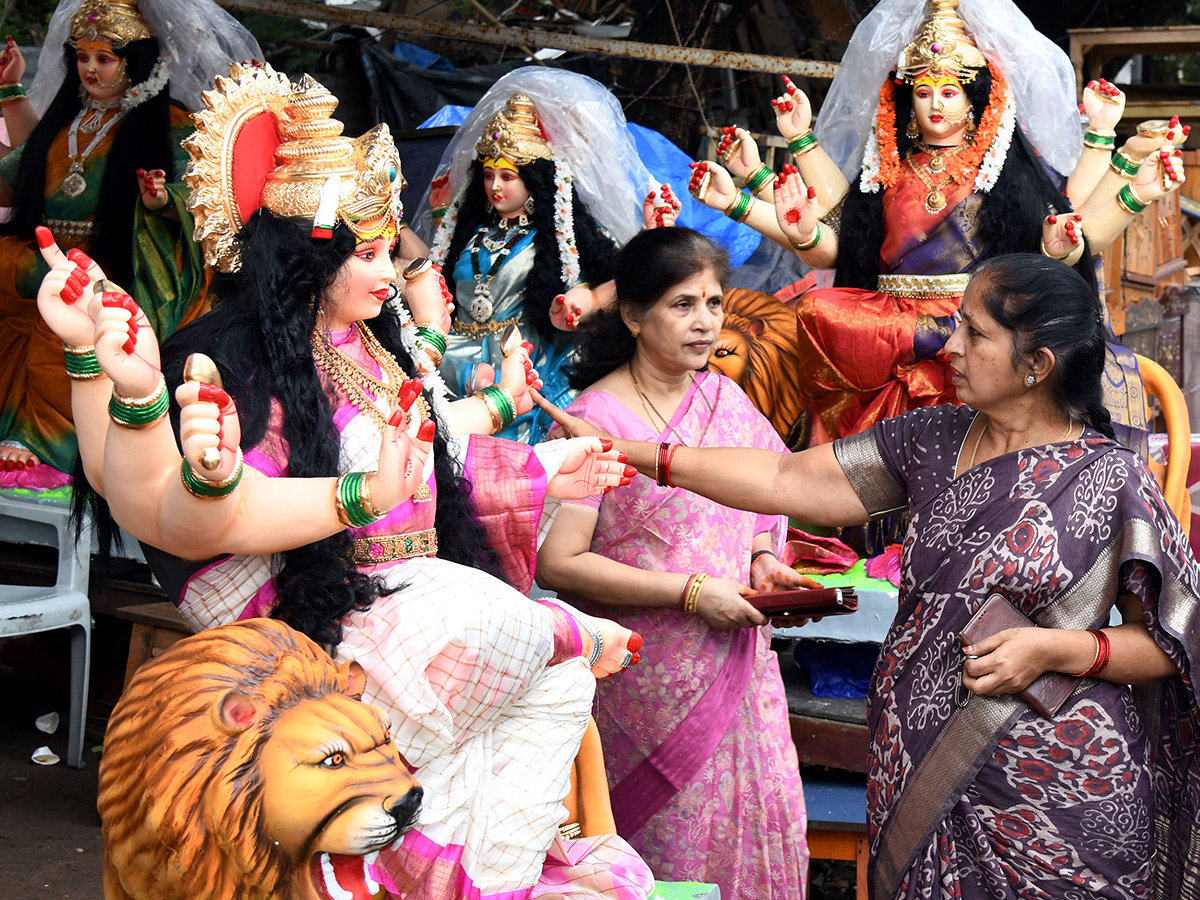 Dasara 2025 : Durga Mata Idol Making in Hyderabad 15