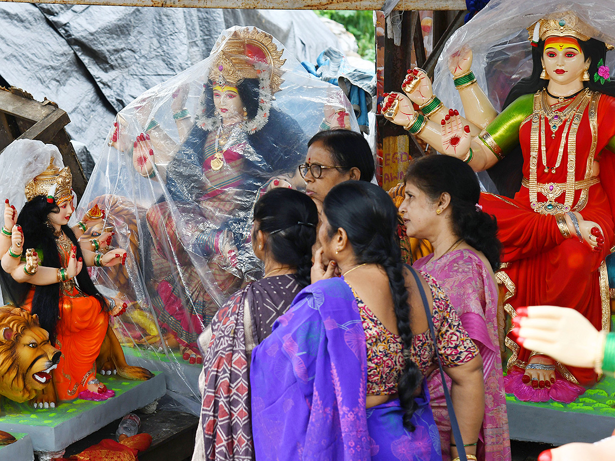 Dasara 2025 : Durga Mata Idol Making in Hyderabad 2