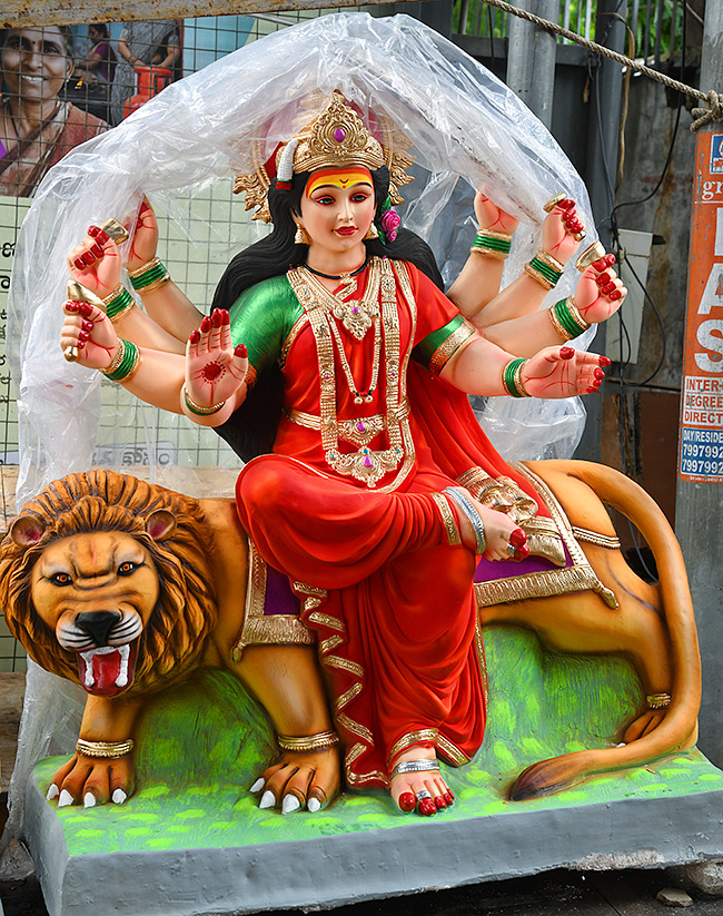 Dasara 2025 : Durga Mata Idol Making in Hyderabad 9