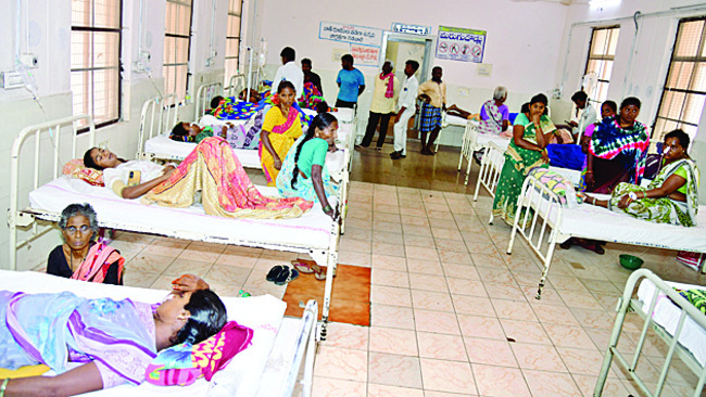Women undergoing treatment at Anantapur General Hospital2