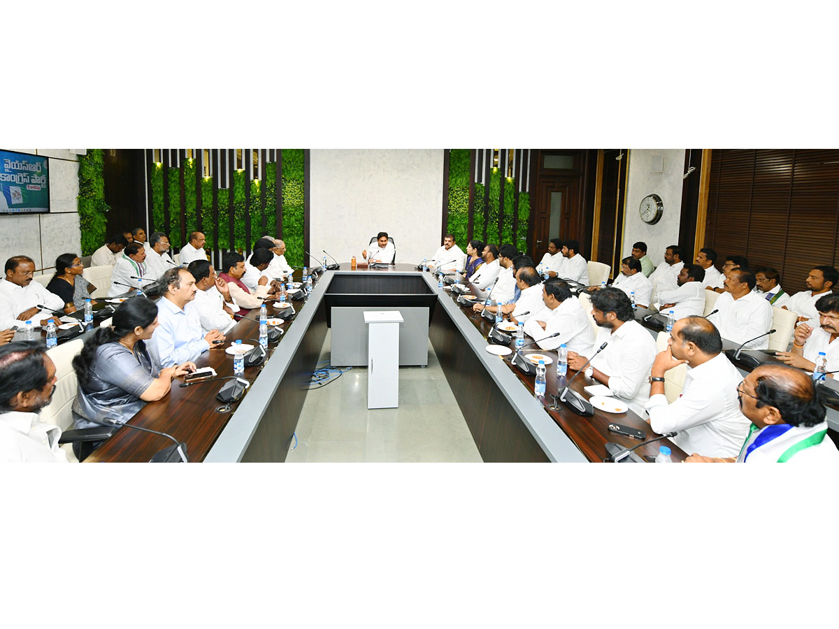YS Jagan Key Meeting With YSRCP Leaders Photos11