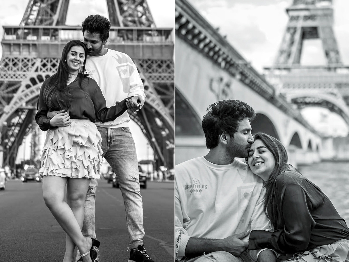 Aadhi Pinisetty Paris Vacation with Wife Nikki Galrani Photos1