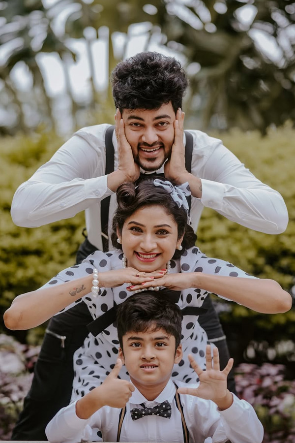 Actress Vishnu priya son Ayaansh Birthday celebration photos 13