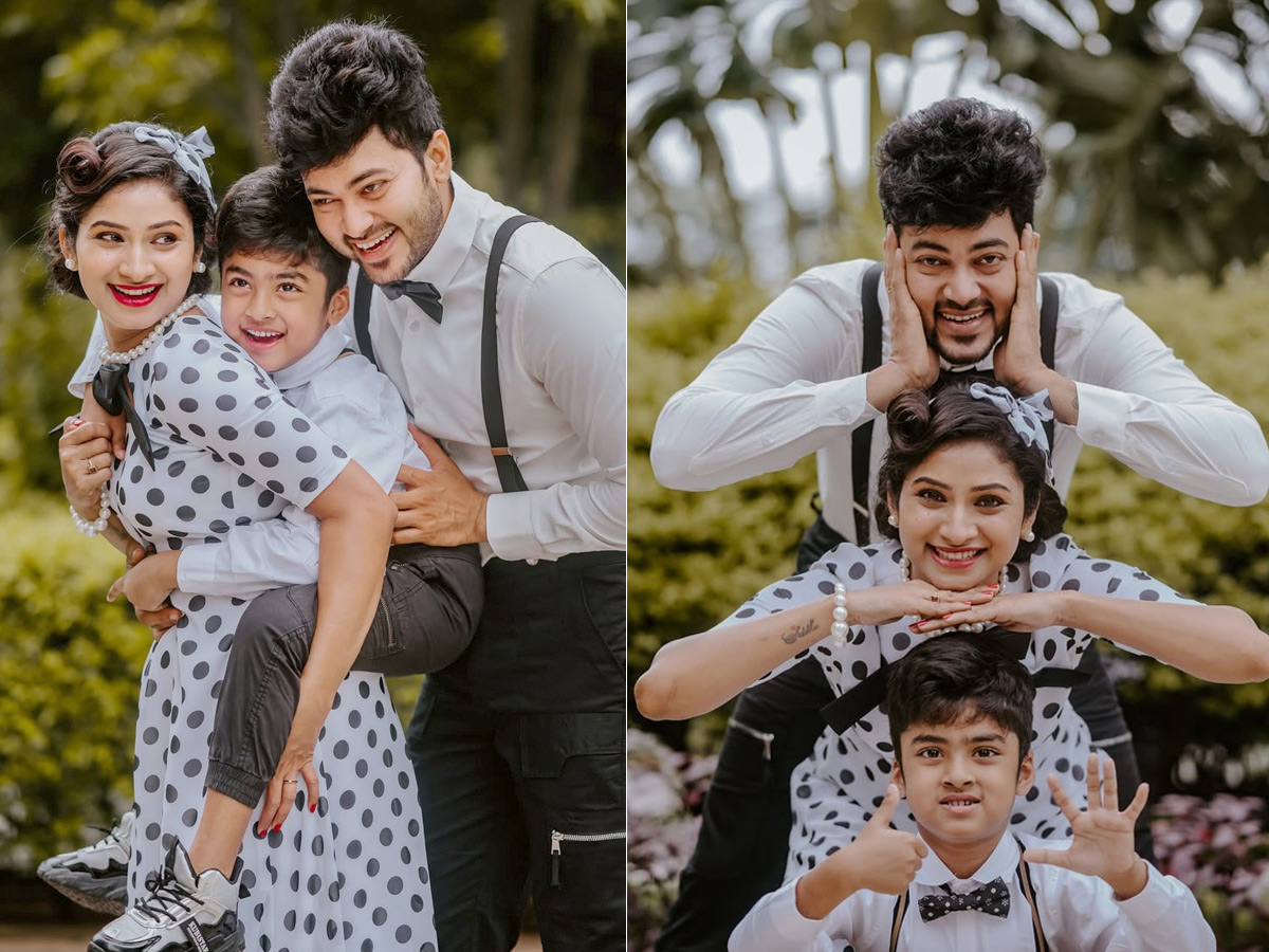 Actress Vishnu priya son Ayaansh Birthday celebration photos 1