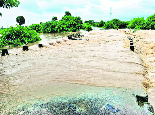 ఉప్పొంగిన వాగులు1