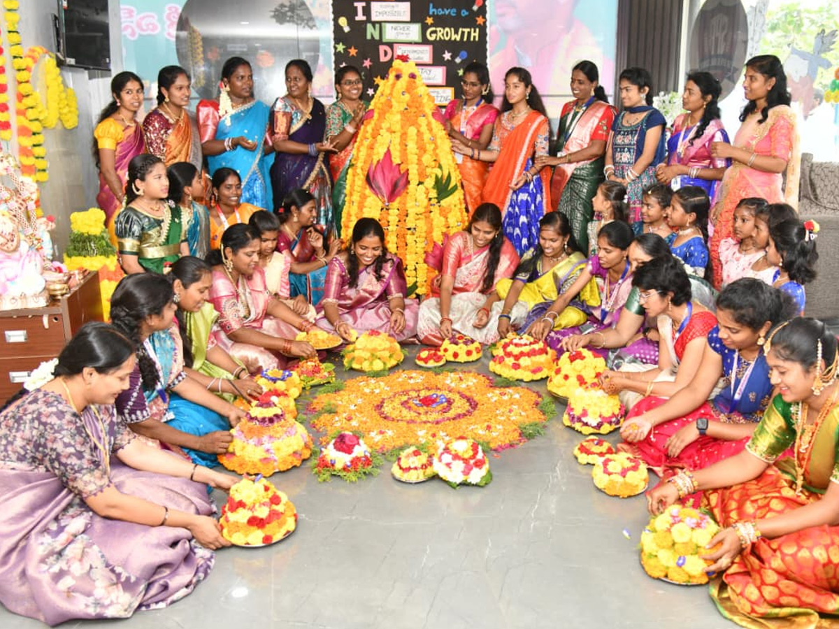 Bathukamma celebrations At school Photos9