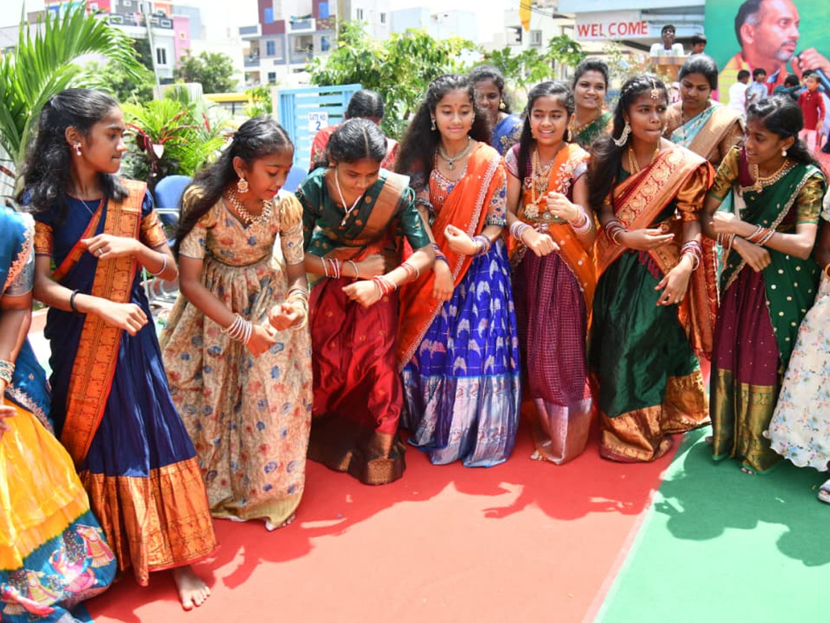 Bathukamma celebrations At school Photos18